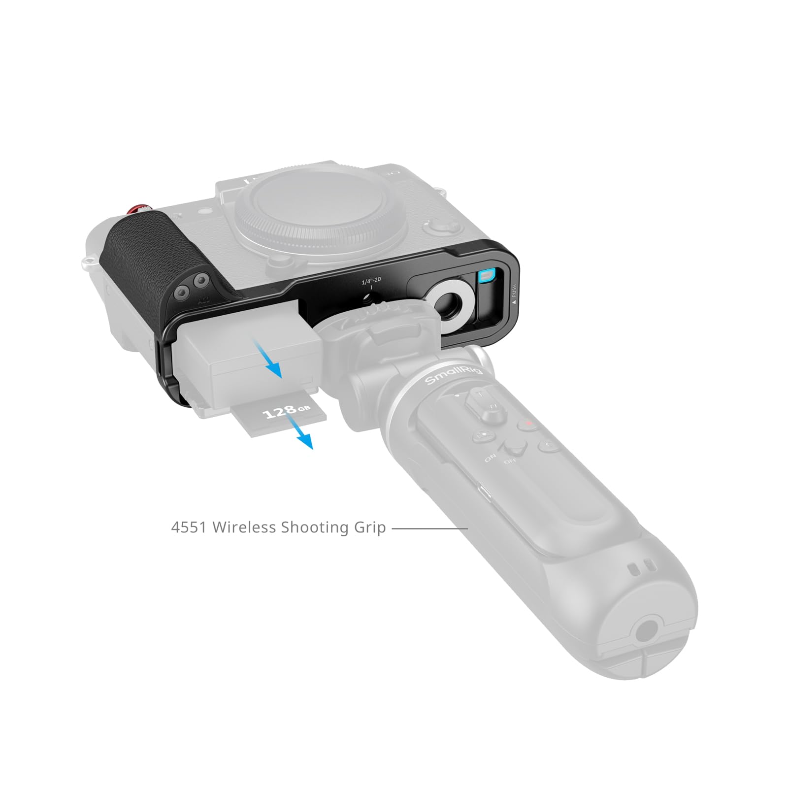 Amazon | SmallRig X-T30 III/X-T30 II/X-T30対応 L型グリップ