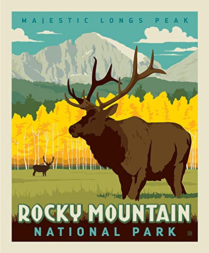 Rocky Mountain National Park Panel by Anderson Design Group Collection from Riley Blake Designs 100% Cotton Quilt Fabric P8930R-ROCKY - 36" x 42"
