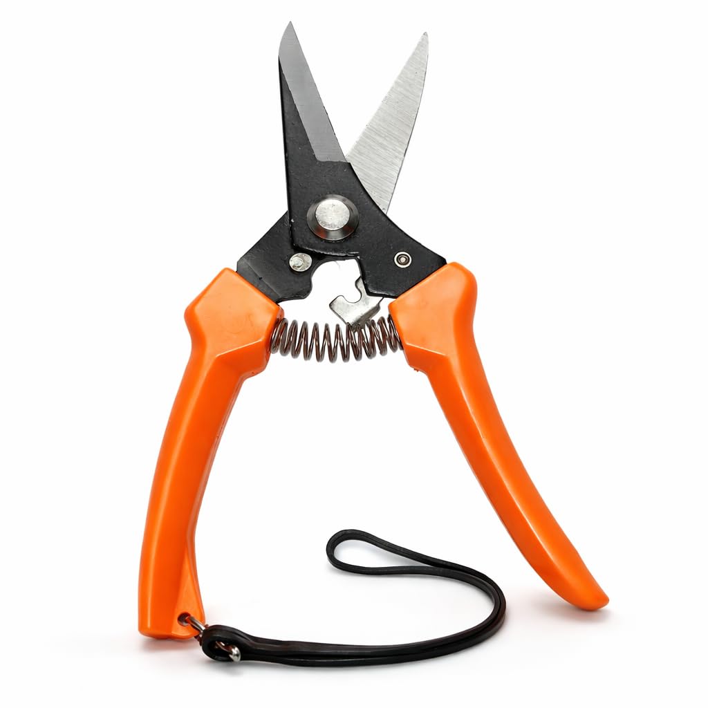 Garden Pruning Shear Sharp Hand Pruner For Plants Flowers for Garden with Premium Stainless Steel Lock, Sharp Edges Tree C...