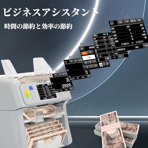 MORICASH M-165ダブルポケット混合金種紙幣計数機 の商品画像 2