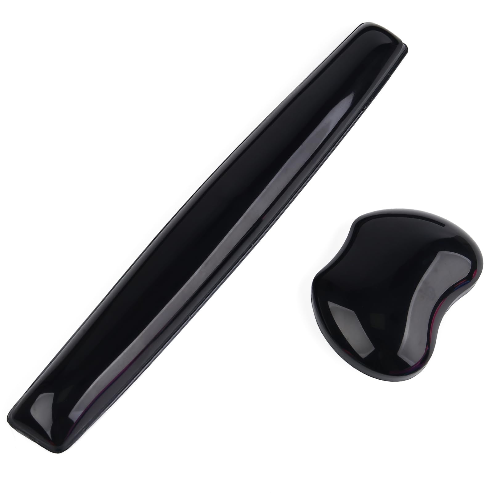 Gel Keyboard Wrist Rest Set Plus - ABRONDA Keyboard & Mouse Wrist Support Pad Office, Computer, Laptop, Mac - Durable, Comfortable and Pain Relief-