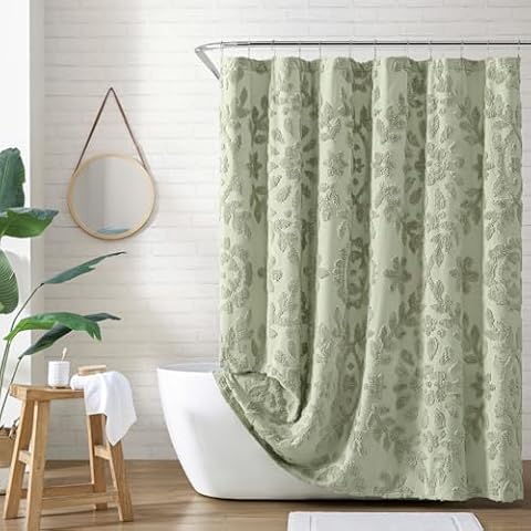 Peri Home 100% Cotton Shower Curtain Cover