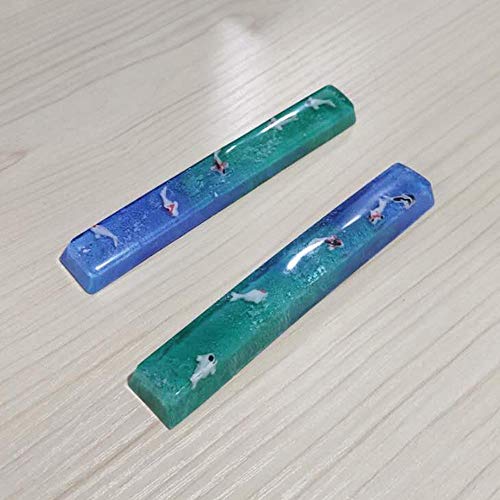Teclado Mecánico Spacebar Resina Turquesa Cherry MX miniatura 6