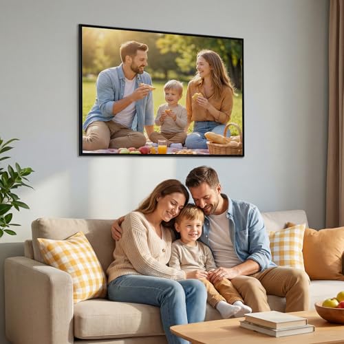 Image of QUTREY 24x36 Poster Frames 3 Packs, Black Frames 24x36 for Wall Gallery, Display 24 by 36 Posters, Photos & Art Prints Vertically or Horizontally