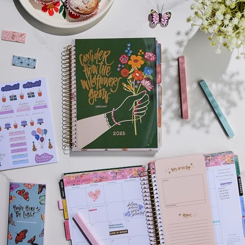 KatyGirl - Consider How the Wildflowers Grow - 2024-2025 18-Month Agenda Planner (July 2024 - December 2025) - image 2