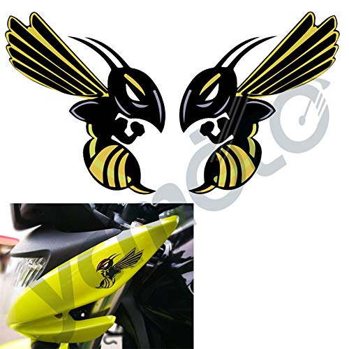 vlandho Für Hornet Honda Decals Aufkleber Angry Bee Hornet X2 Aufkleberu00a0u00a0u00a0172X200Mm