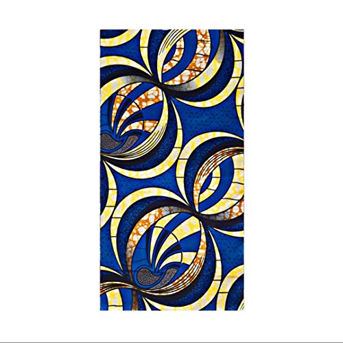 MAYNOWAX Coupon Pagne Tissu Wax Africain cire original 100% coton 2 yards soit 180cm x120cm