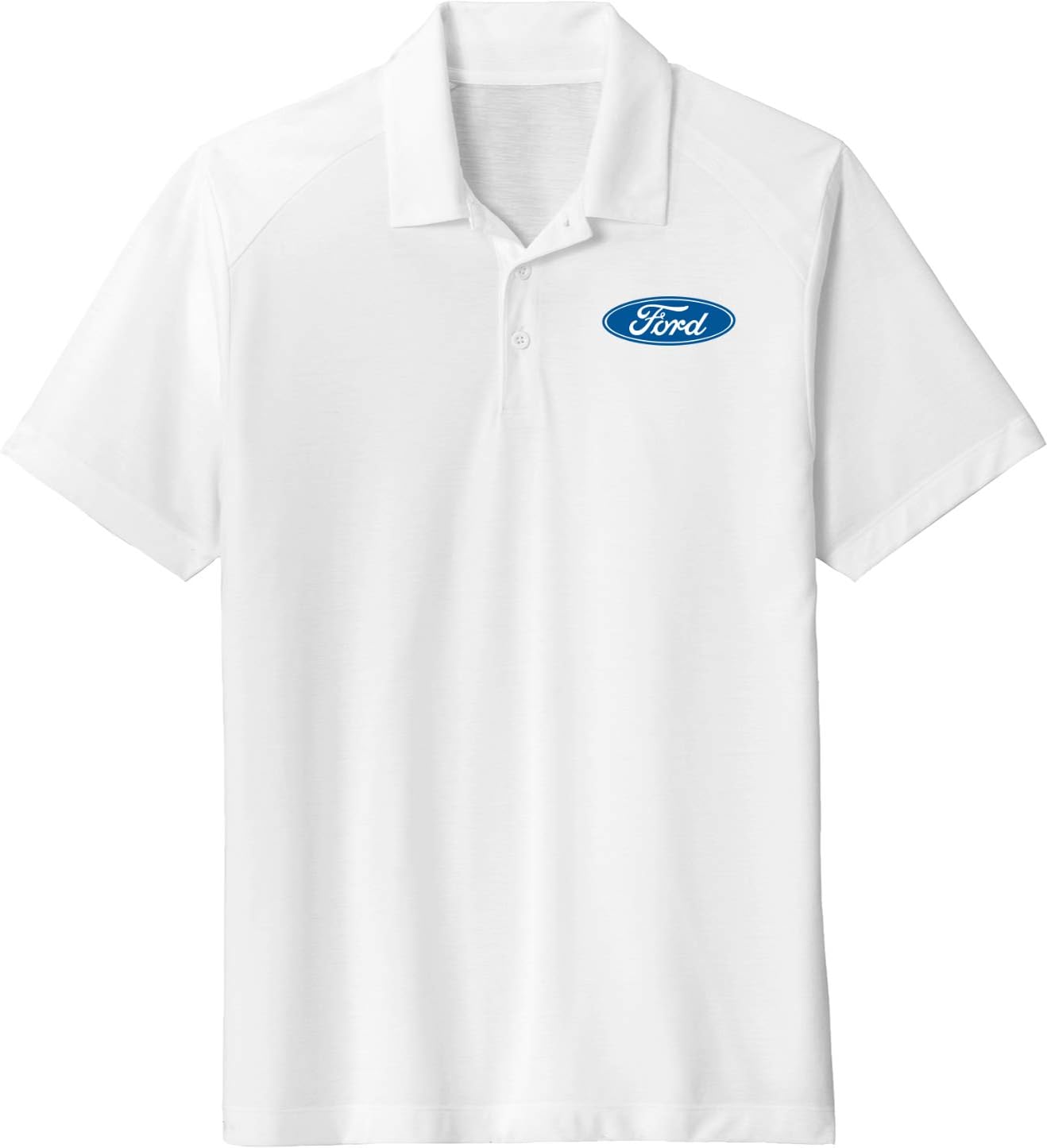 Ford Oval Tri Blend Wicking Polo Pocket Print