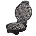 Waffle Maker by Cucina Pro- Griddle Makes 7 Inch Thin, American Style Waffles for Holiday Breakfast- NonStick Waffler Iron w Adjustable Temperature Control, Easy to Use Kitchen Essential, Xmas Gift