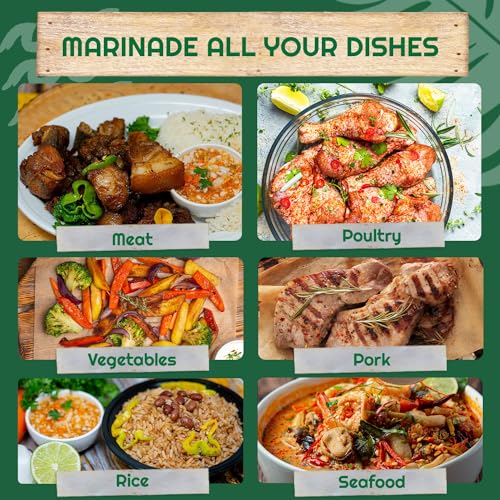 Chef Creole Epice Marinade - Spicy & Flavorful Creole Seasoning with Garlic, Green Peppers, Onions & Scallions - Vegan & Non-GMO Marinades for Meats, Chicken, Pork, Seafood & Rice (3 pack, 16oz each) - Image 5