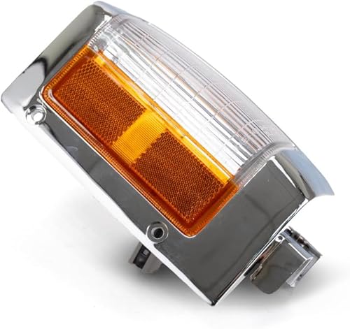 Miniatura 4 de Para Nissan Pickup Side Marker Light 1995 1996 1997 lado del pasajero | Delantero | Borde cromado | NI2551107 | B6110-88G00