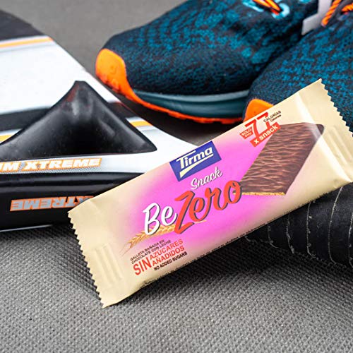 Tirma Snack BeZero 105g | Helle Milchschokolade | Kalorienarme Diät Kekse | Ohne Zuckerzusatz | Einzelne Kaffee | Diabetikerfreundlich