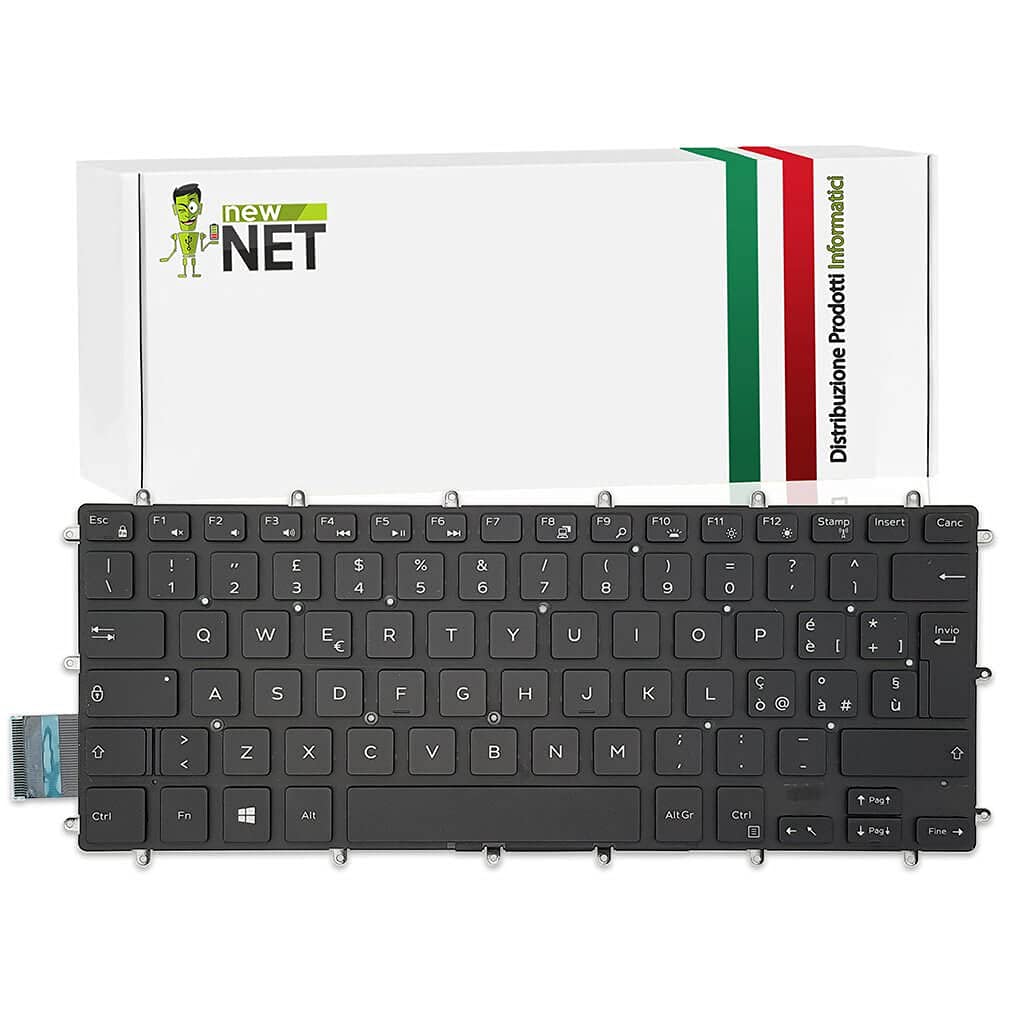 new net Keyboards - Tastiera Italiana Compatibile con Notebook dell J8YTG 0J8YTG P69G P69G001 P83G P83G001 P58F P58F001 P70F P70F001