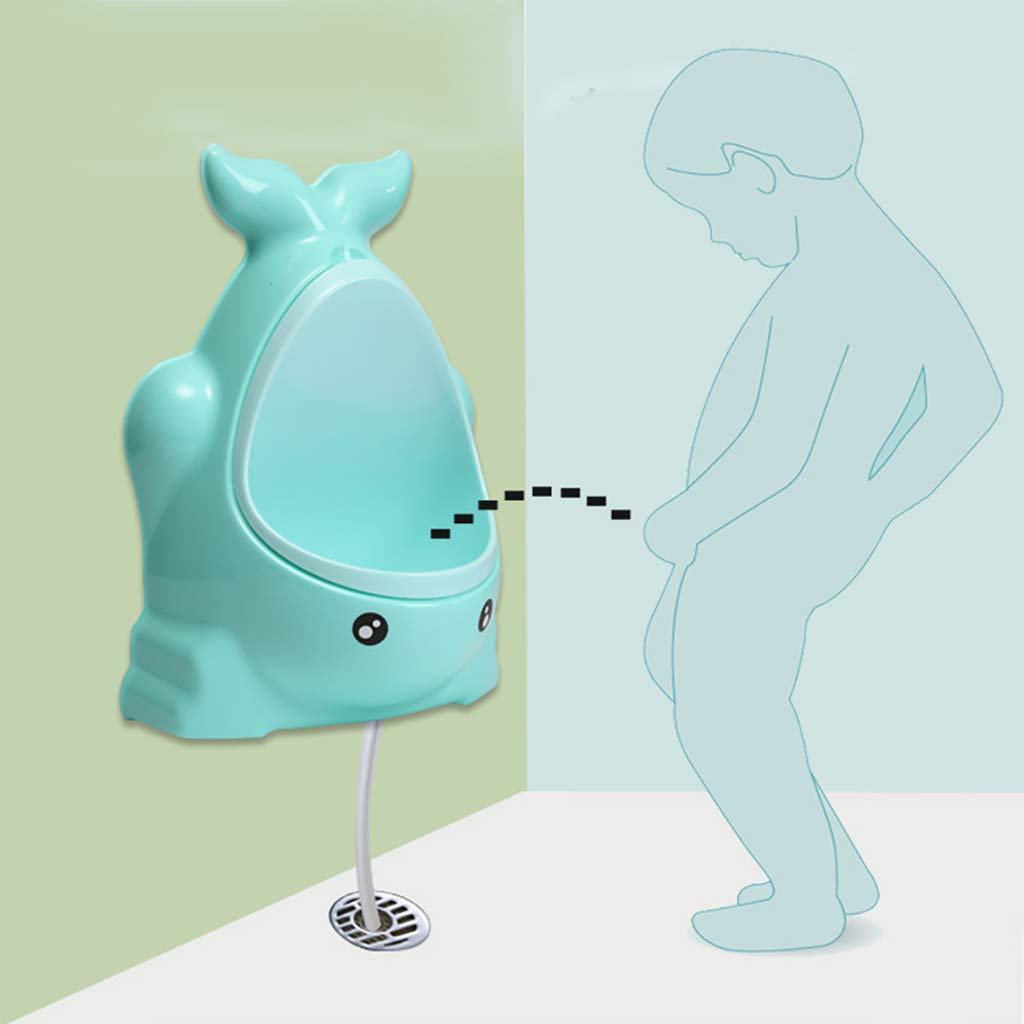 Orinatoio per Bambini Vasino da Allenamento, Bersaglio Interessante per Bambini Orinatoio da Parete per Bambini, Design Diviso per Un Facile Lavaggio,Blu