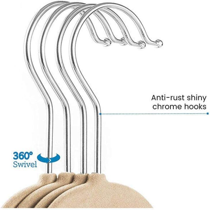 Clothing Supplies 360 Swivel Hanger Hook Velvet Hangers Nonslip Clothes Hangers Ultra Thin Clothes Racks 28cm Kids Children Coat Orga.
