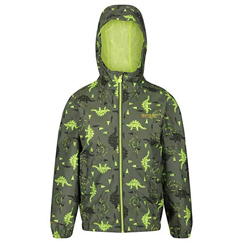 Manteau imperméable garçon Regatta Ellison veste capuche imprimée coupe-vent enfant