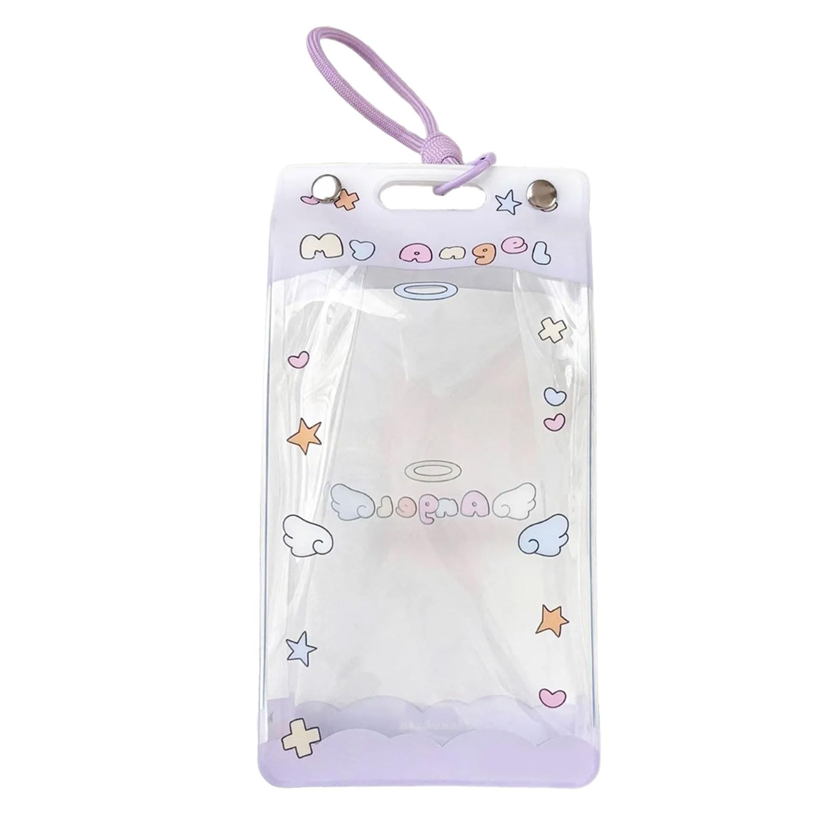 Kalttoy Girls Wing Hanging Doll Protective Case Storage Bag For Kids Toy And Accessories Figure Display Case For Women Pvc Doll Accessory Bag