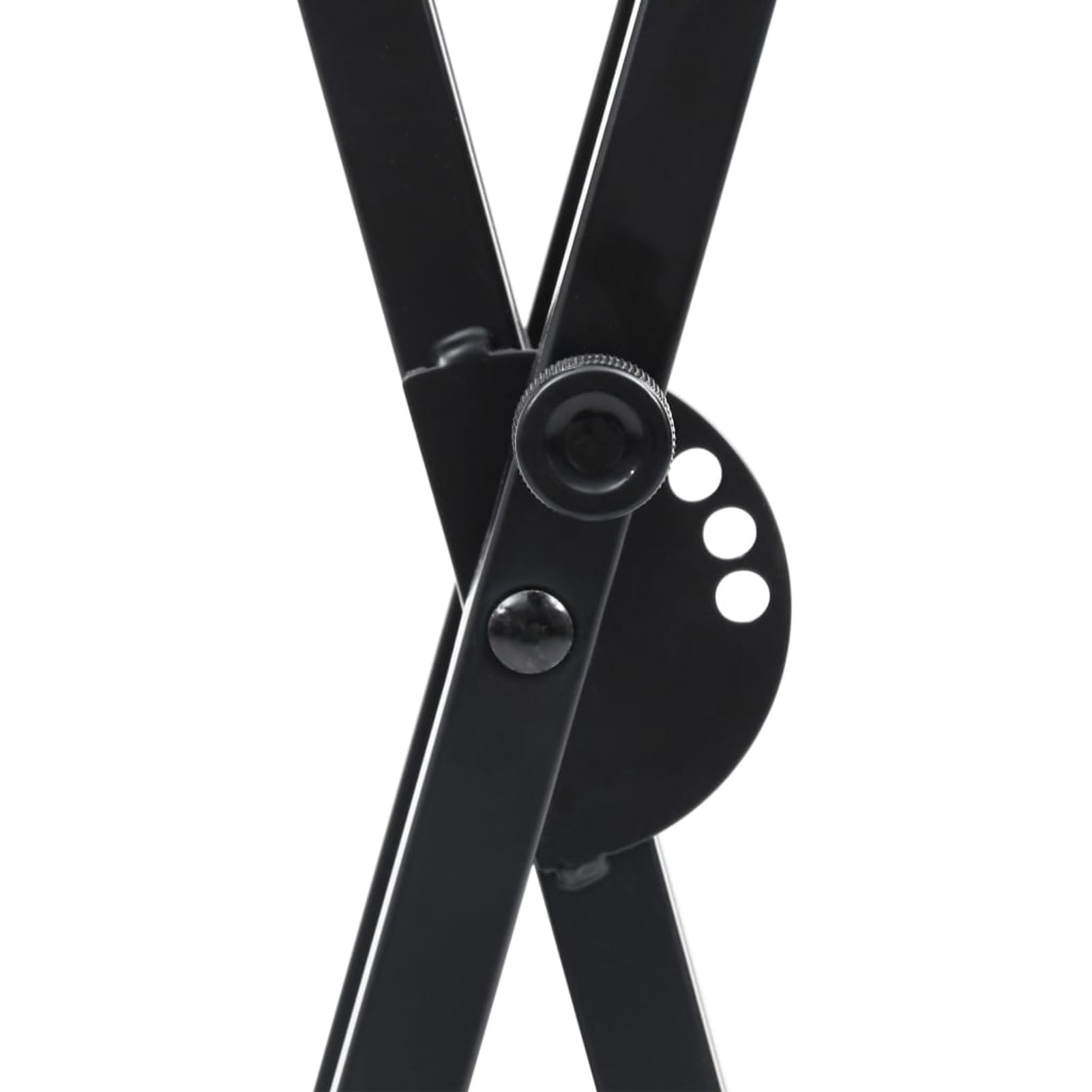 Lechnical Supporto Tastiera a Doppia Staffa Set con Sgabello Gambe Sostegno Base Appoggio Porta Pianola Stand Accessori Musica Strumenti Nero-70097
