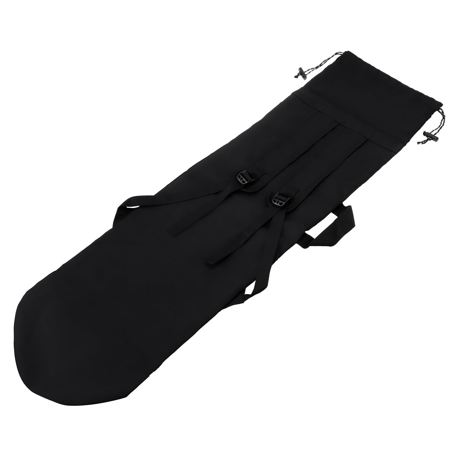 Sac de skateboard surdimensionné avec cordon de serrage réglable, sac à dos de skateboard de 101,6 cm, tissu Oxford avec fermeture éclair lumineuse, bretelles rembourrées réglables et poches