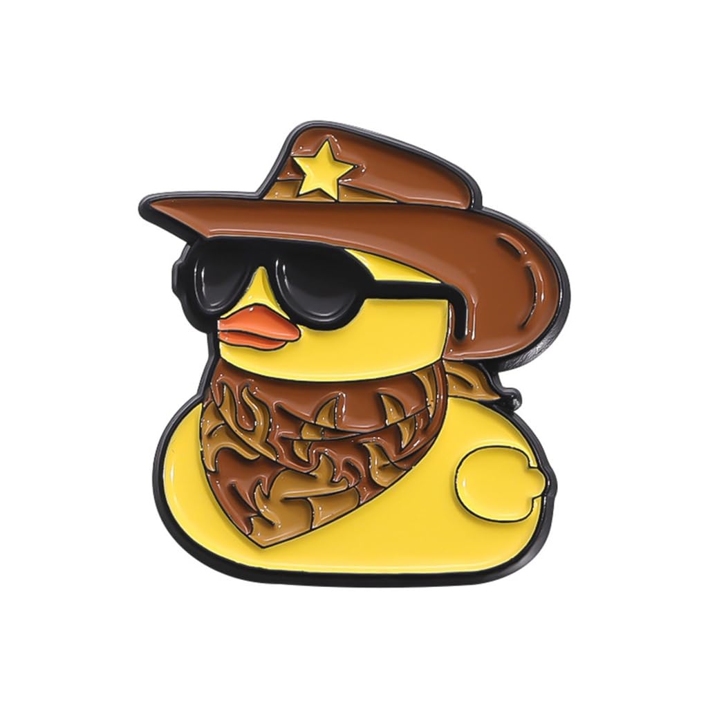 GMBYLBY Adorable Duck Designs Metal Brooch Fun Duckling Craetive Badge Pin For Adding A Touch Of Quirkiness