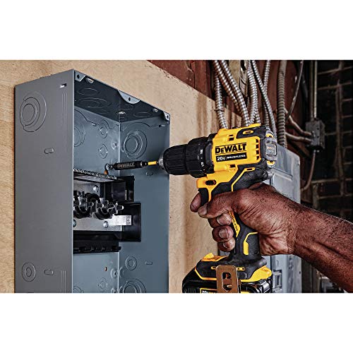 DEWALT 20V MAX Cordless Drill / Driver Kit, Compact, 1/2-Inch (DCD708C2)