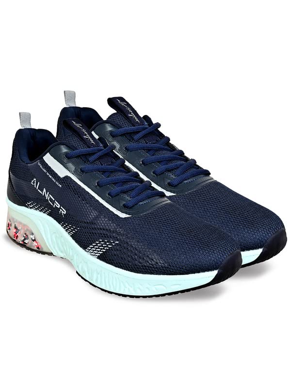Image of Allen Cooper Training,Road Running,Cricket,Gym,Sports Comfortable Extra Max Cusion with Memory Foam Insole Running Shoes for Men(509 | Navy | Size-6,7,8,9,10)
