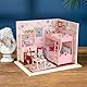 Itian Hölzernes DIY Dollhouse Mini handgemachtes Installationssatz für Mädchen Märchen Hauptdekoration Haus