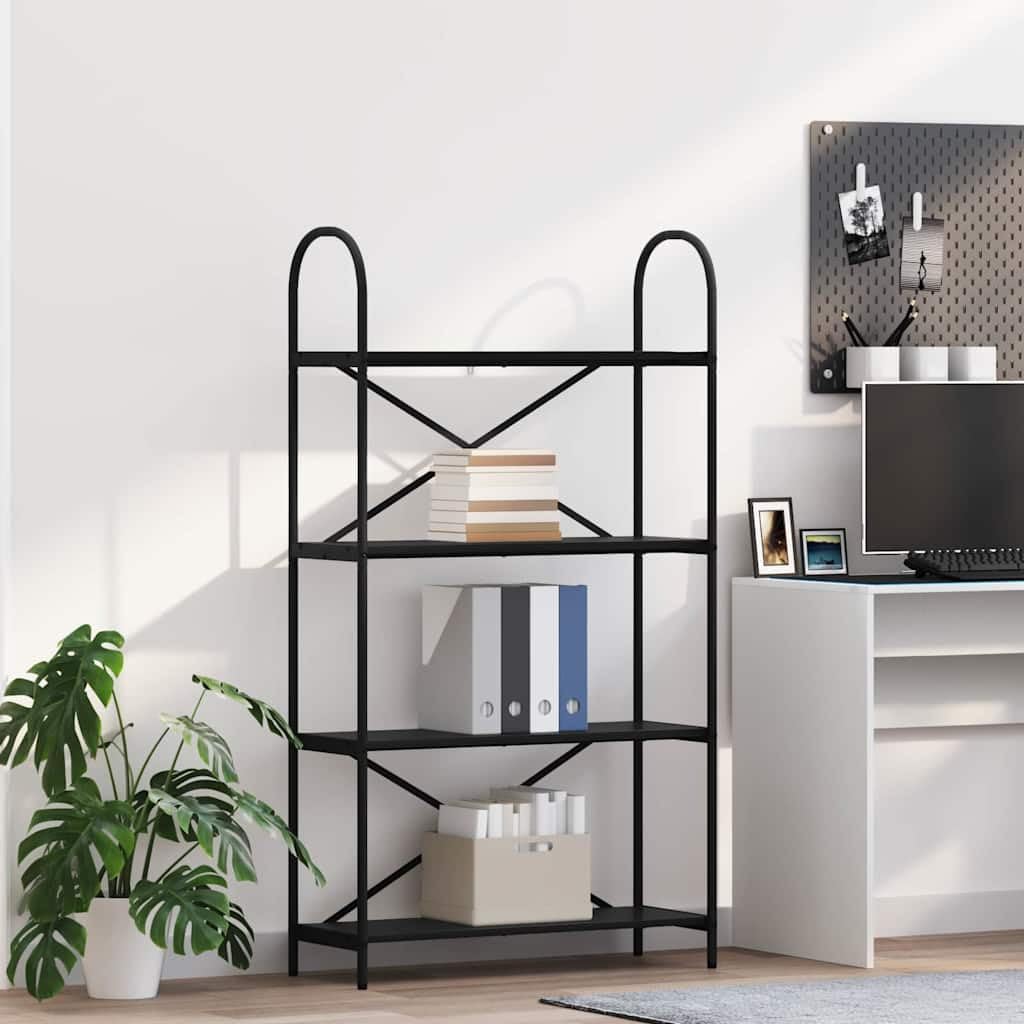 vidaXL Półka na książki 4 poziomy 80 x 30 x 146 cm Drewno inżynieryjne