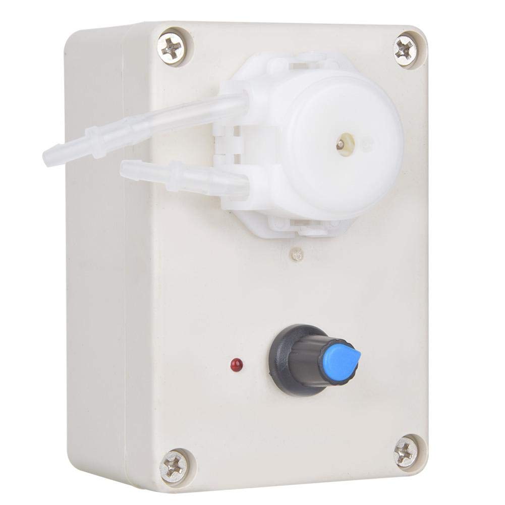 Simlug Bomba peristáltica de 1 ml-250 ml/min, bomba dosificadora de 50/60 Hz, enchufe estadounidense de 110-240 V para análisis bioquímicos