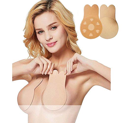 Sticky Bra Push Up Lift Nipple Covers Adhesive Strapless Rabbit Bra Invisible Backless