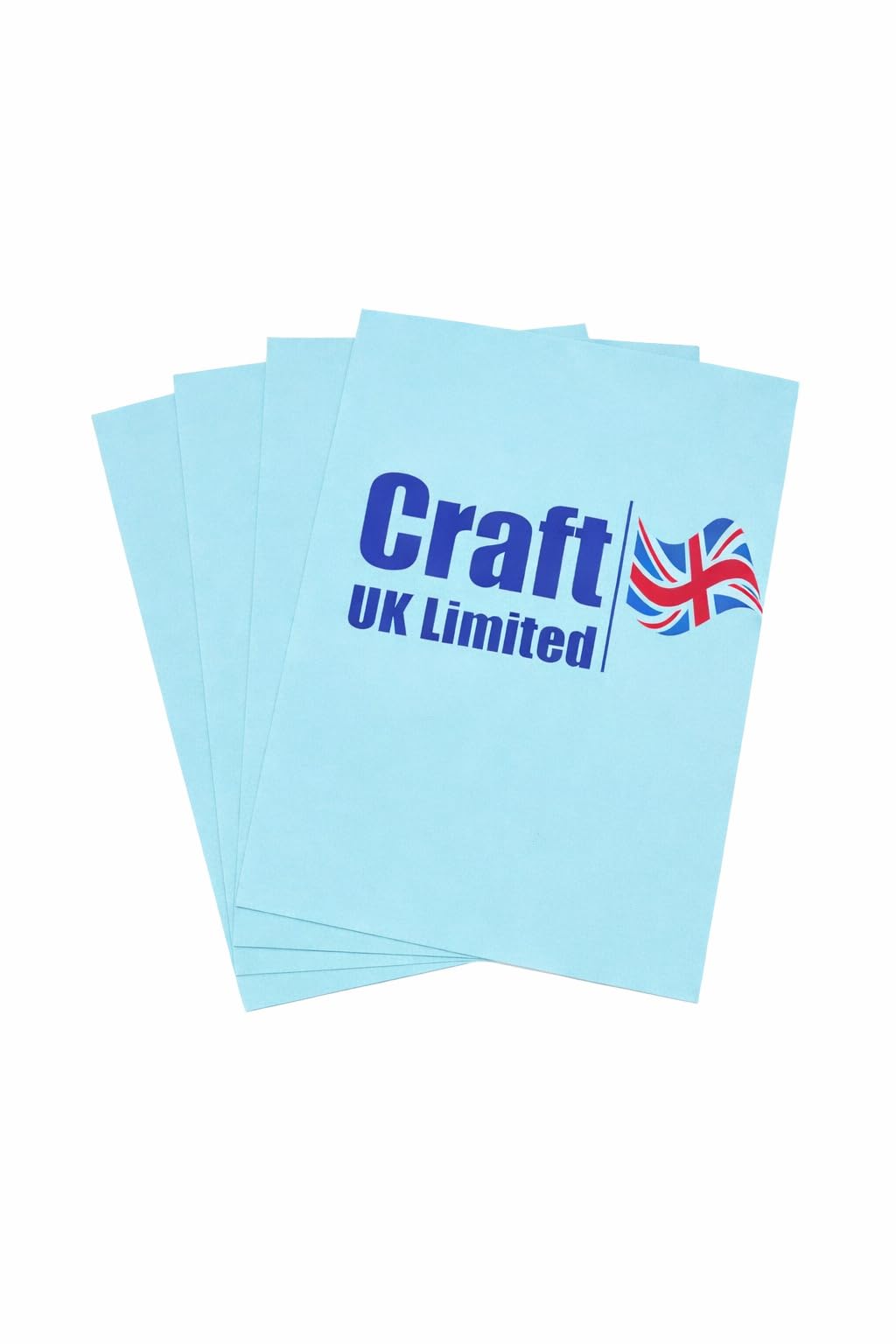 Craft UK A4 Pastel Blue Card Pack 250gsm – 20 Sheets