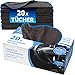 Produktbild Carbigo® Box mit 20x Profi Mikrofasertücher  Saugstarke Auto Reinigungstücher Dank weicher Mikrofaser  Praktische Microfasertücher für Auto und Haushalt  Mikrofasertücher Auto 25x25cm (380 GSM)