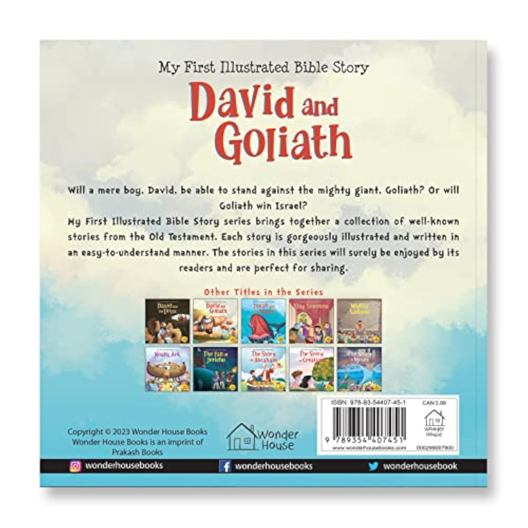 My First Illustrated Bible Story: David and Goliath