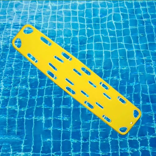 Tragbare Trage - Schwimmtrage für Notfälle, tragbares Spineboard, geeignet für Wasser, sicher und zuverlässig (Größenangabe, gelb)