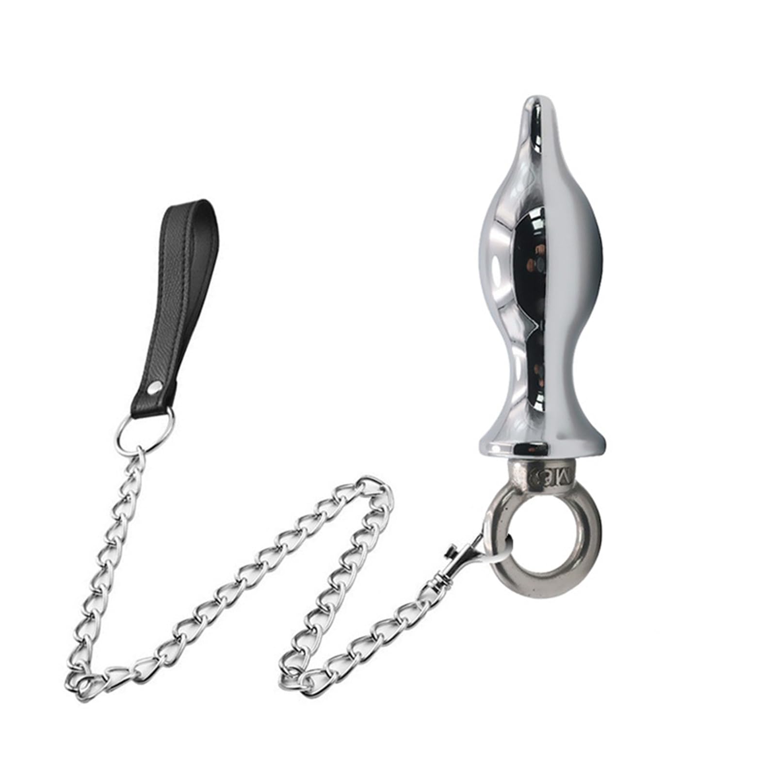 anal plug mit kette Die Lederfrau mit der eleganten Armbanduhr main image 0
