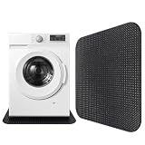27' X 27' Under Washing Machine Silicone Mat, Doubled Sided Anti-Vibration Mats Non Slip Washer and Dryer Waterproof Pad for Floor Protection Home Kitchen Laundry Room
