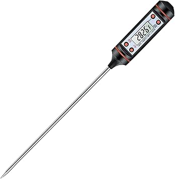 Food Pen Thermometer - Cooking Thermometer Meat Thermometer, Waterproof Pen Style Digital Food Thermometer Cooking Oven Thermometer