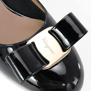 フェラガモ　ハイヒール　エナメルパンプス　ヴァラ　黒　23cm リボン　レザー1 Amazon | [サルヴァトーレ フェラガモ] 靴 レディース ヴァラ