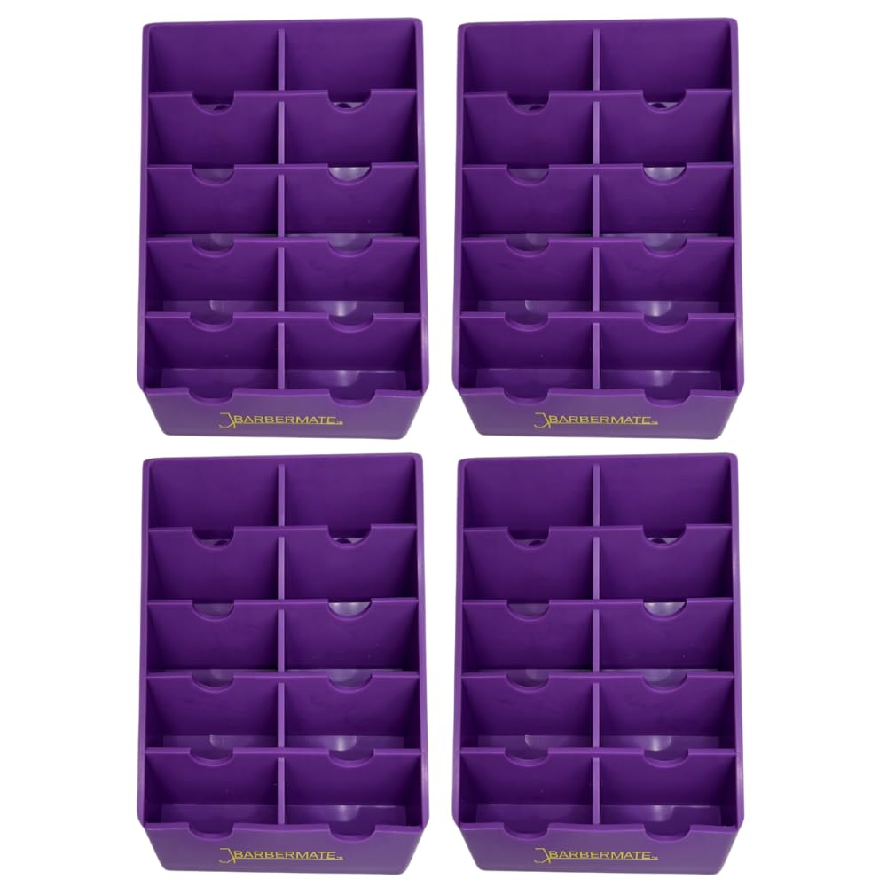 BarberMate Blade Rack for Barbers and Stylists (Purple) (4)