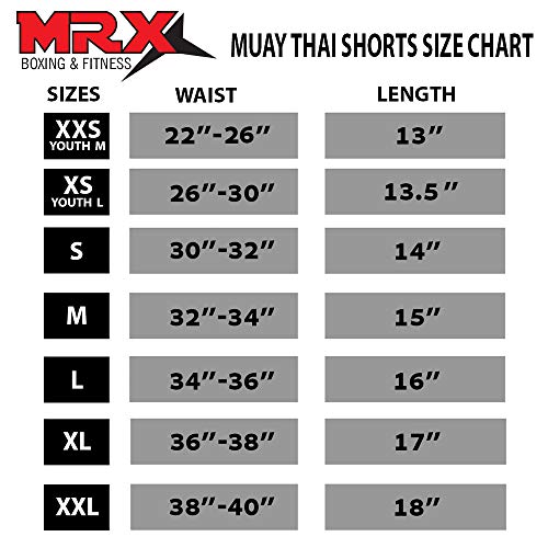 Short de boxe masculino MRX para treinamento, luta, Muay Thai, boxe, MMA BJJ, shorts curtos para Kic