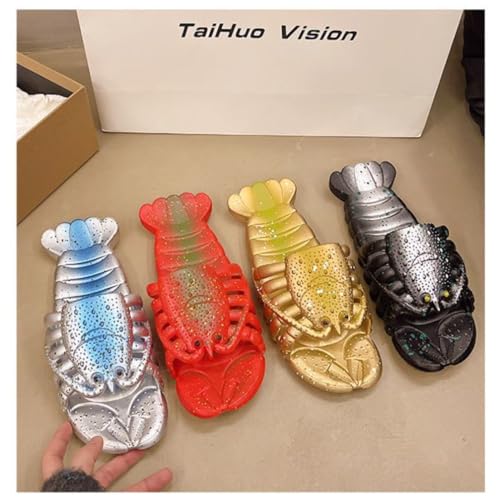 Lobster Flip Flops - Slipper & Slide Pool Beach Shower Shoes Four Seasons Slippers Swimming Pool Bath Shoes4