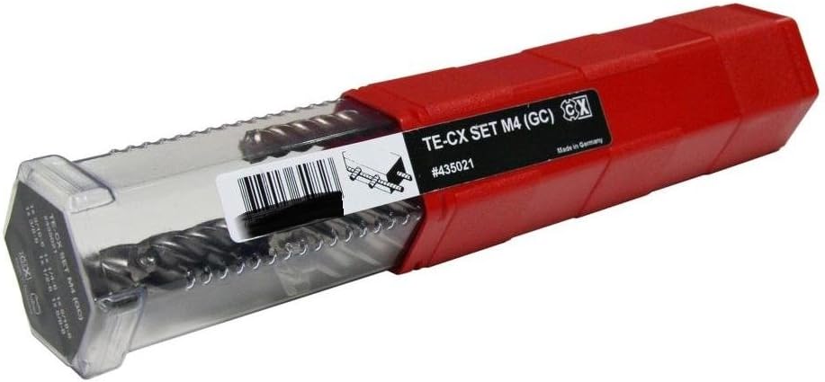 435021 TE-CX Carbide Drill Bit Set, 6-Piece