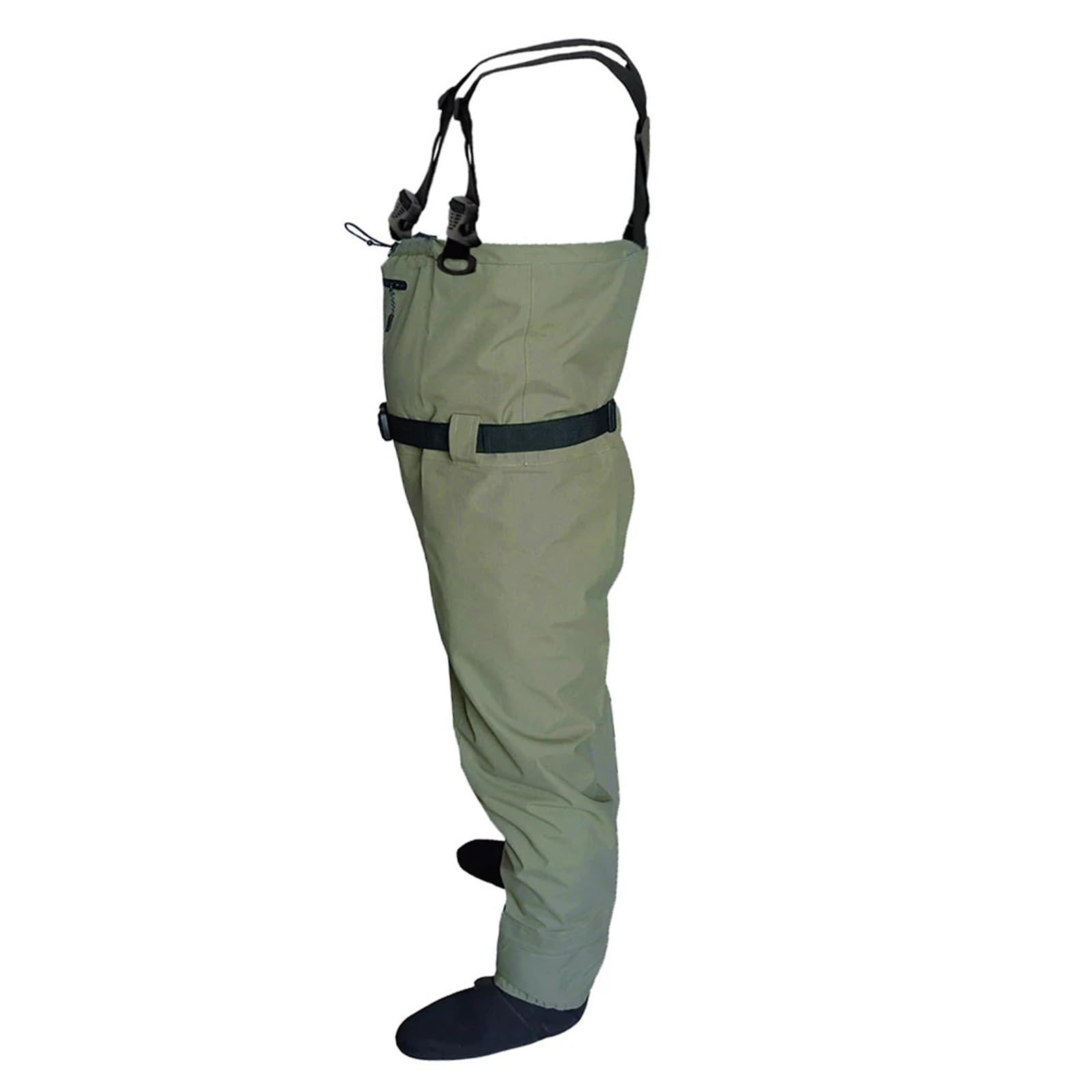 Vadeadores de Pesca con Mosca for niños y Adultos, Traje de vadeo Impermeable con pie de Neopreno, vadeadores de Pecho de Secado rápido para Pesca, Granjas
