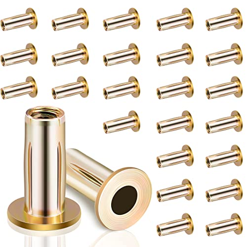 Steel Multi Grip Rivet Nut Pre Bulbed Shank Flat Head Threaded Insert