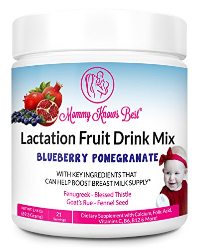 Lactation Supplement Fruit Mix for Breastfeeding Mothers (Blueberry Pomegranate) - Boost Breast Milk Supply with Fenugreek, Goat's Rue, Blessed Thistle, and Fennel Seed - (21 Servings) Lactation Supplement Fruit Mix for Breastfeeding Mothers (Blueberry Pomegranate) - Boost Breast Milk Supply with Fenugreek, Goat's Rue, Blessed Thistle, and Fennel Seed - (21 Servings)