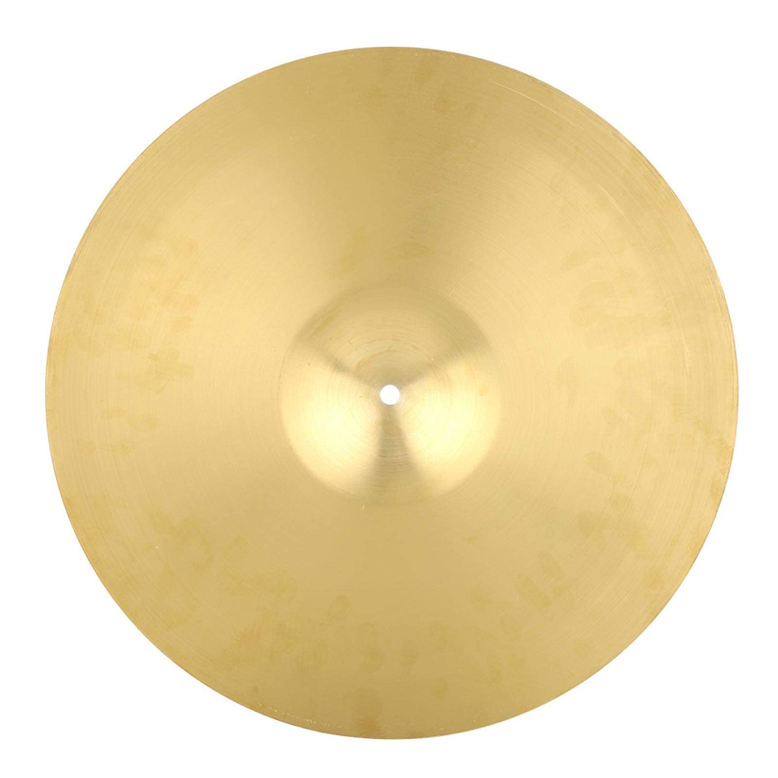 Splash Cymbal, 12 Zoll/30cm elektronisches Messing Crash Becken Musikinstrument Zubehör Becken Effekt Stack heller Aufprallklang Konzertband Handbecken Hi Hat Crash Cymbal für Schlagzeug Konzertband