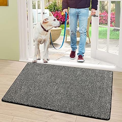 SHACOS Felpudo Absorbente Antideslizante Lavable 80x120cm Cover