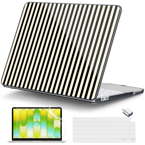 Coque MacBook Neo 13 protection intégrale A3404 puce A18 Pro motif rayures
