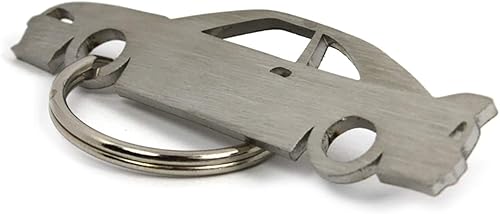 Miniatura 3 de Llavero de silueta compatible con llavero Skyline GT-R R33, Acero inoxidable