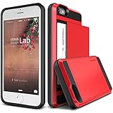 iPhone 6S Plus Case, Verus [Damda Slide][Red] - [Wallet Card Slot][Heavy Duty] For Apple iPhone 6 6S Plus 5.5